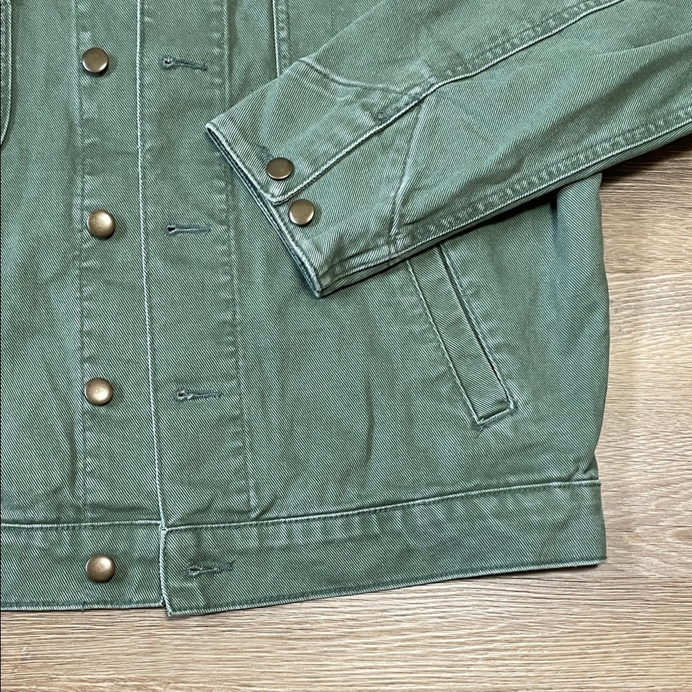 VALOR Men’s 100% Cotton Size Small Green Chore Jacket - Picture 4 of 8